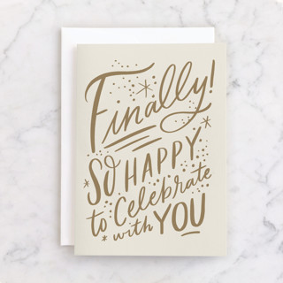 finally! Individual Wedding Greeting Cards