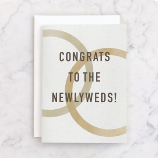 Newlyweds Individual Wedding Greeting Cards