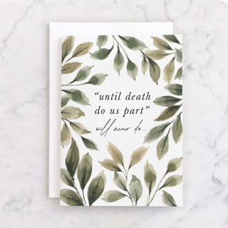 forever with you Individual Wedding Greeting Cards