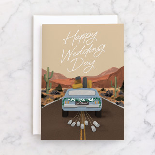 Road of love Individual Wedding Greeting Cards