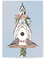 Mourning Doves Individual Wedding Greeting Cards