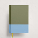 Two Tone Green Notebooks