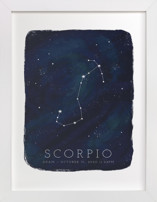 Zodiac Constellation Scorpio Children's Art Prints