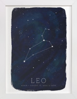 Zodiac Constellation Leo Children's Art Prints
