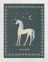 Midnight Unicorn Firefly Dream Children's Art Prints