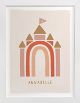 Rainbow Castle Children's Art Prints