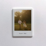 Custom Ceramic Photo Magnet - Instant Photo Style Keepsakes