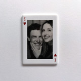 Custom Ceramic Photo Magnet: 2 of Hearts Keepsakes