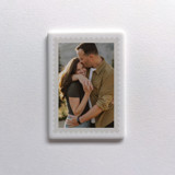 Custom Ceramic Photo Magnet: Postage Stamp Keepsakes