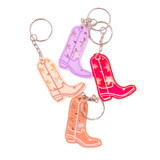 Cowgirl Boot Keychain Key Chain