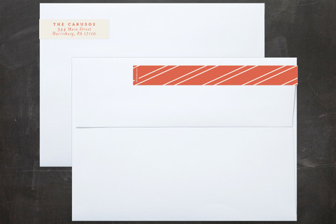 Holiday Stamps Skinnywrap™ Address Labels