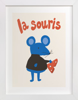 French Mouse Children's Art Prints