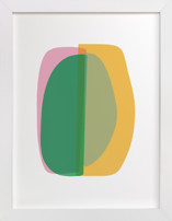 spring green abstract Children's Art Prints