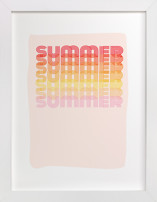 Retro Summer Children's Art Prints