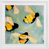 Happy Bees Children's Art Prints