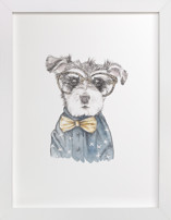Snazzy Schnauzer Mixed Media Children's Art Prints