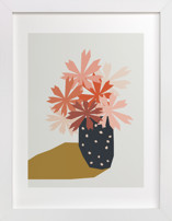 polka dot vase Children's Art Prints
