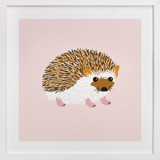 Little Hedgehog Children's Art Prints