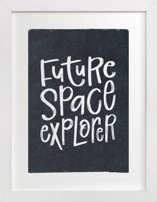 Future Space Explorer Children's Art Prints