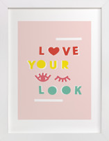 Love Your Look Children's Art Prints