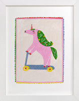 Rollin Unicorn Children's Art Prints