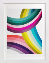 Rainbow Waves Children's Art Prints