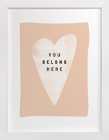you belong here Children's Art Prints
