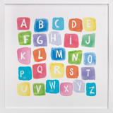 ABC squares Children's Art Prints
