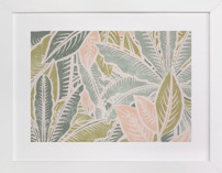 Tropical Leaves Children's Art Prints