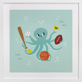 Sports Fan Children's Art Prints