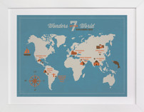 Seven Wonders Children's Art Prints