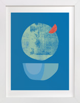 Blue Garnish Children's Art Prints