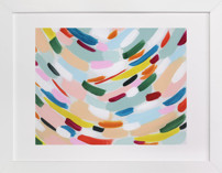 Dancing with colors Children's Art Prints