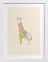 Fiesta Turtleneck Children's Art Prints