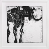 Dino Woodcut Children's Art Prints