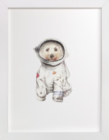 Laika the Space Pup Children's Art Prints