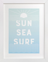 Seaside Vibes Children's Art Prints