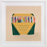 Vintage Crayon Box - Things We Kept Children's Art Prints