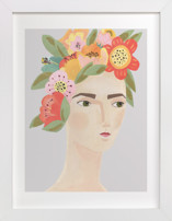 Flower Crown Children's Art Prints