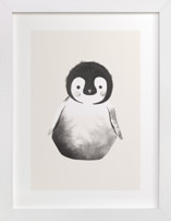 baby penguin Children's Art Prints