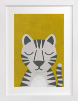 White Bengal Tiger Children's Art Prints