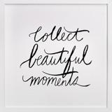collect beautiful moments Children's Art Prints