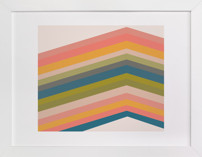 Retro Stripes Children's Art Prints