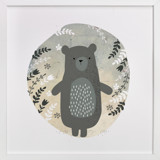 Woodland - Bear Children's Art Prints