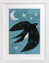 Evening Swallow Children's Art Prints