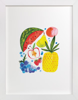 Fruit Family Children's Art Prints