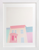 English Sheepdog in Quebec City Children's Art Prints