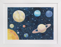Solar System Children's Art Prints