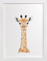 Baby Giraffe 2 Children's Art Prints
