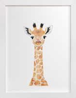 Baby Giraffe 2 Children's Art Prints